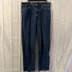 Levis 550 Jeans Mens 38x34 (fits 36x32.5) Blue Denim Pants